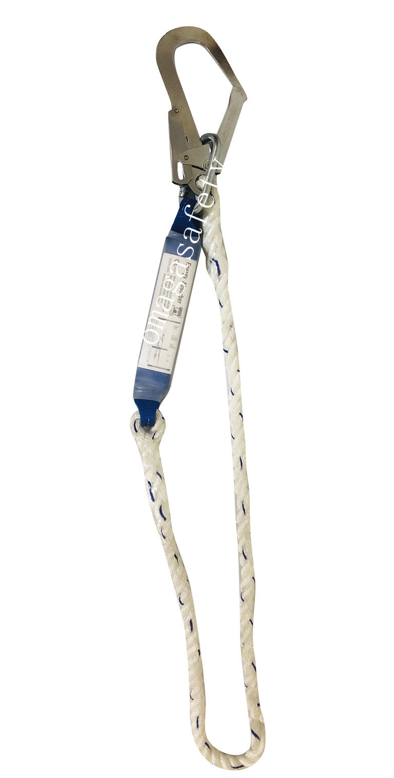 SINGLE LANYARD WITH SHOCK ABSORBER ROPE TYPE CODE: DS-09
