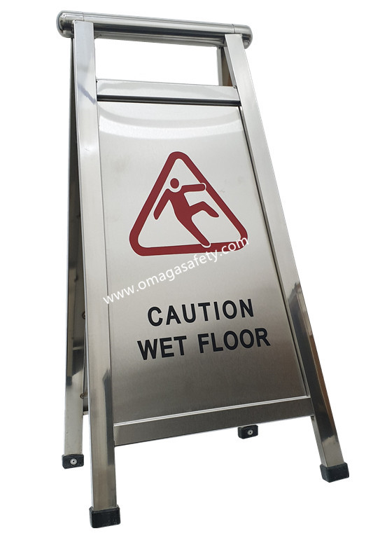 CAUTION WET FLOOR STAINLESS CODE: RS-07