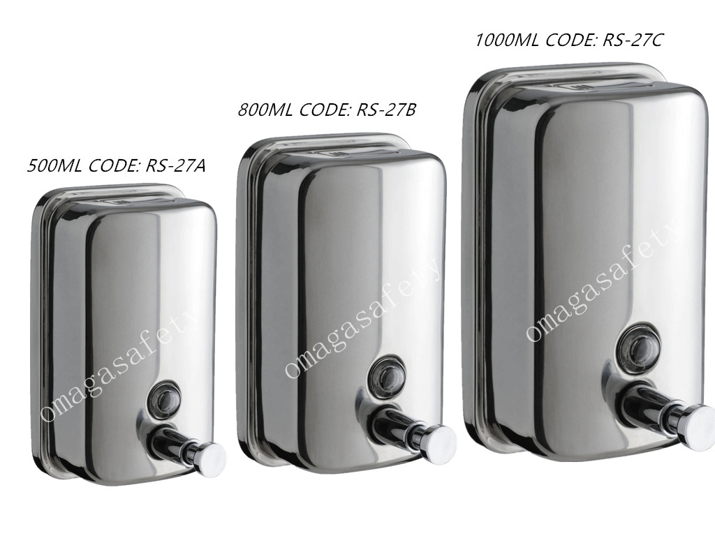 STAINESS SOAP DISPENSER CODE: RS-27 SERIES